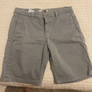 MAVI Jeans men’s Casual Chino Shorts in Light Gray cotton blend size 34